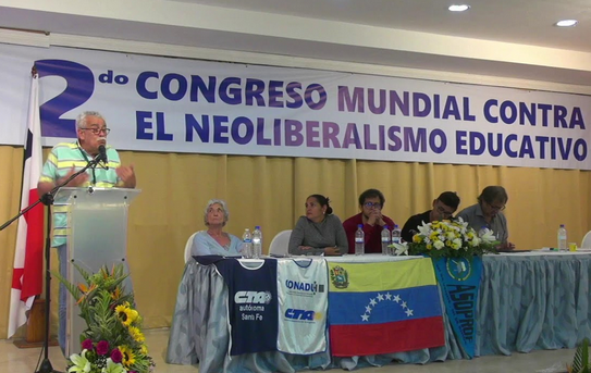 Declaración del II Congreso Mundial contra el neoliberalismo educativo: alternativas pedagógicas, resistencias gremiales y sindicales